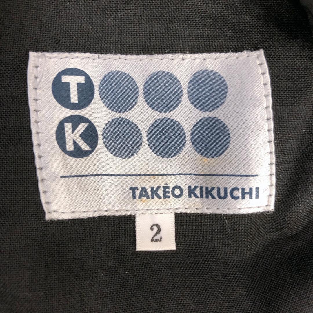 【07119】 tk.TAKEOKIKUCHI ティーケータケオキクチ ジャケット 黒 テーラードジャケット フォーマル シンプル ベーシック オフィス