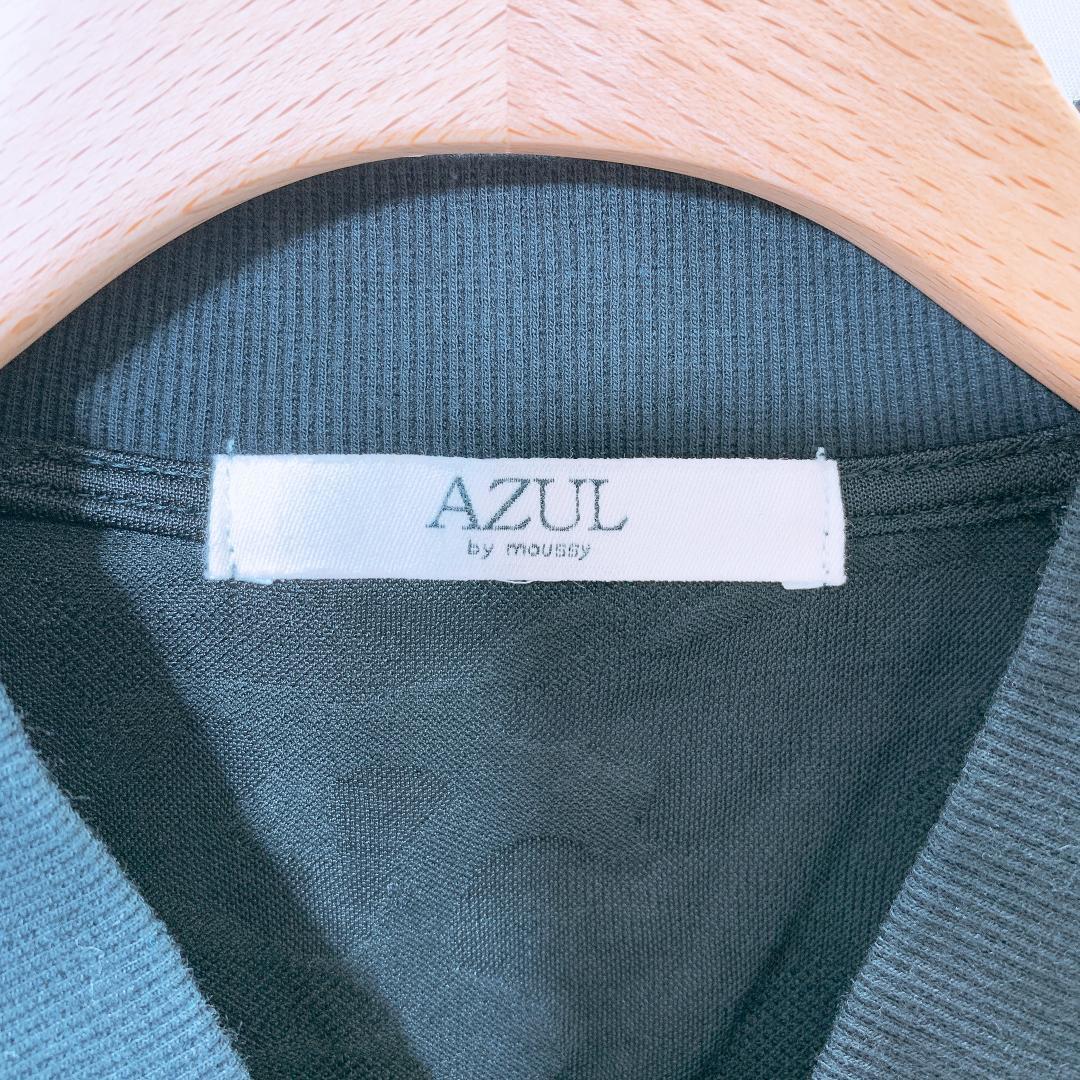 【07267】 AZUL BY MOUSSY アズールバイマウジー ジャケット S ブラック 迷彩 新古品 未使用 長袖 ジップアップ ブランド