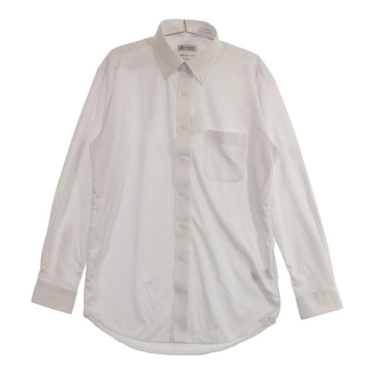 【07286】 新古品 i-shirt アイシャツ 長袖シャツ サイズLL(43-86) ホワイト フォーマル Yシャツ オフィス ストライプ メンズ