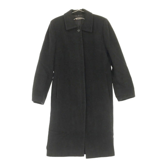 【07300】 MOSAIQUE モザイク アウター コート ロングコート ブラック 黒 ポケットあり ロング丈 襟付き シンプル フォーマル 上品 美品