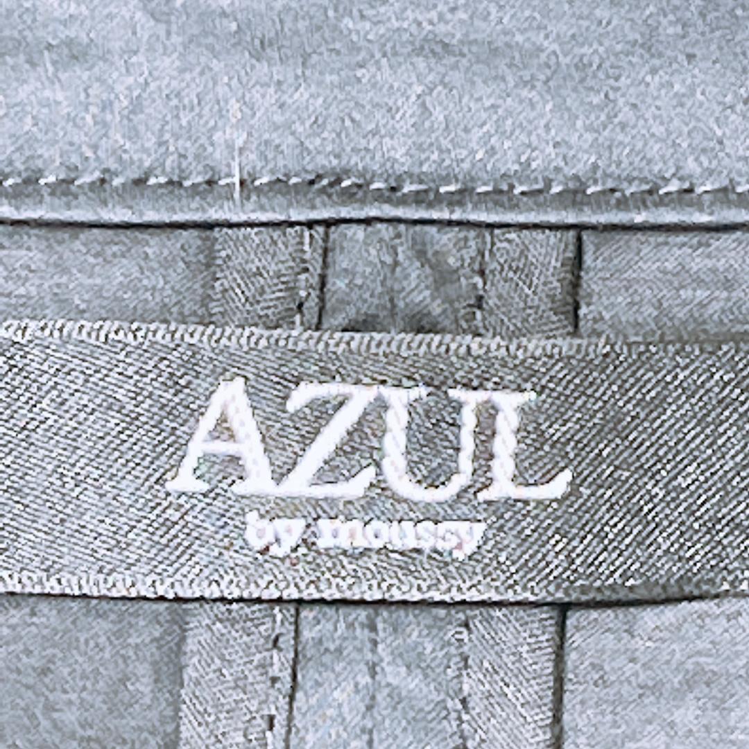 【07334】 AZUL BY MOUSSY アズールバイマウジー テーラードジャケット S ブラック 黒 長袖 ポケット 袖ボタン ブランド