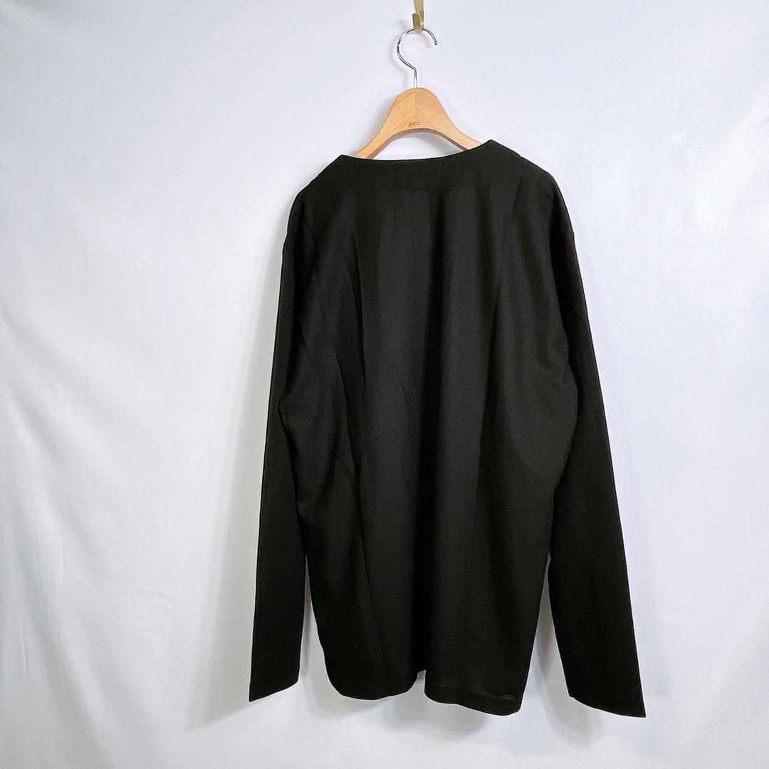 【07493】AZUL アズール トップス カーディガン L ブラック ポケットあり 黒 クール セレブ クール 長袖 大人っぽい 人気ブランド