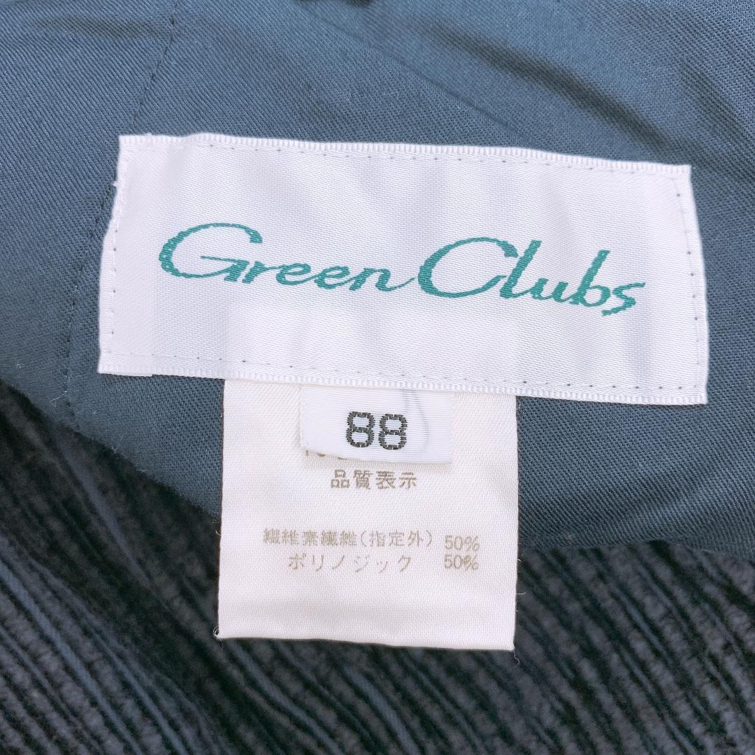 【07751】 GreenClubs グリーンクラブ ボトムス カジュアルパンツ パンツ ネイビー ストレートパンツ カジュアル シンプル 前ボタン メンズ