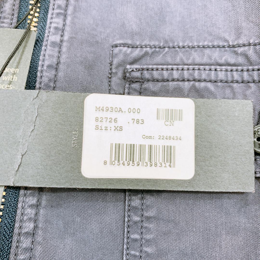【07981】新古品 REPLAY デニムジャケット ジップアップ ブルゾン XS ダークグレー メンズ 紳士 リプレイ 定価￥28080-