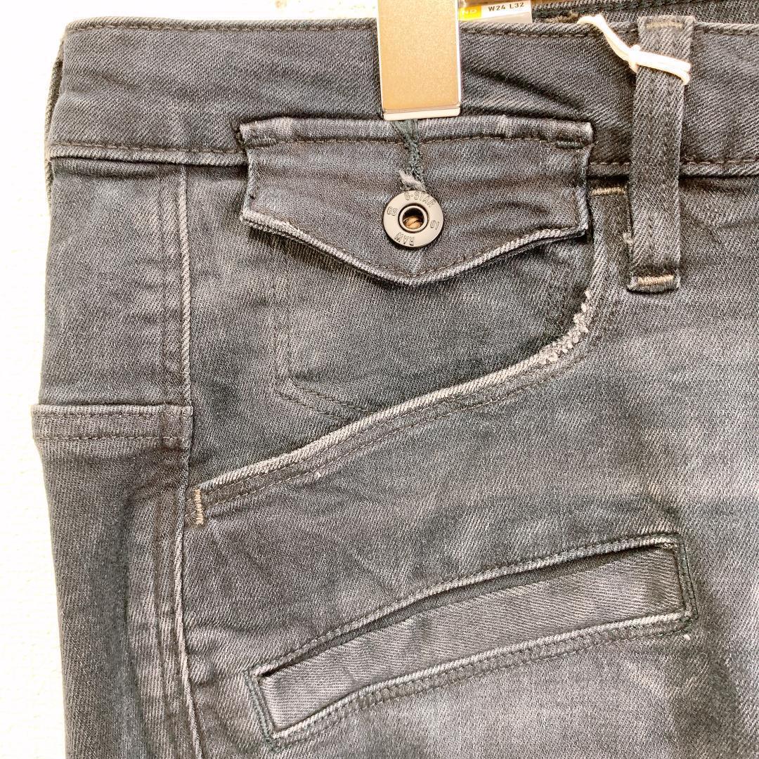 【07993】G-STAR RAW ジースターロゥ ボトムス パンツ デニム ブラック 未使用 黒 24 新古品 ジーパン チャック ポケット