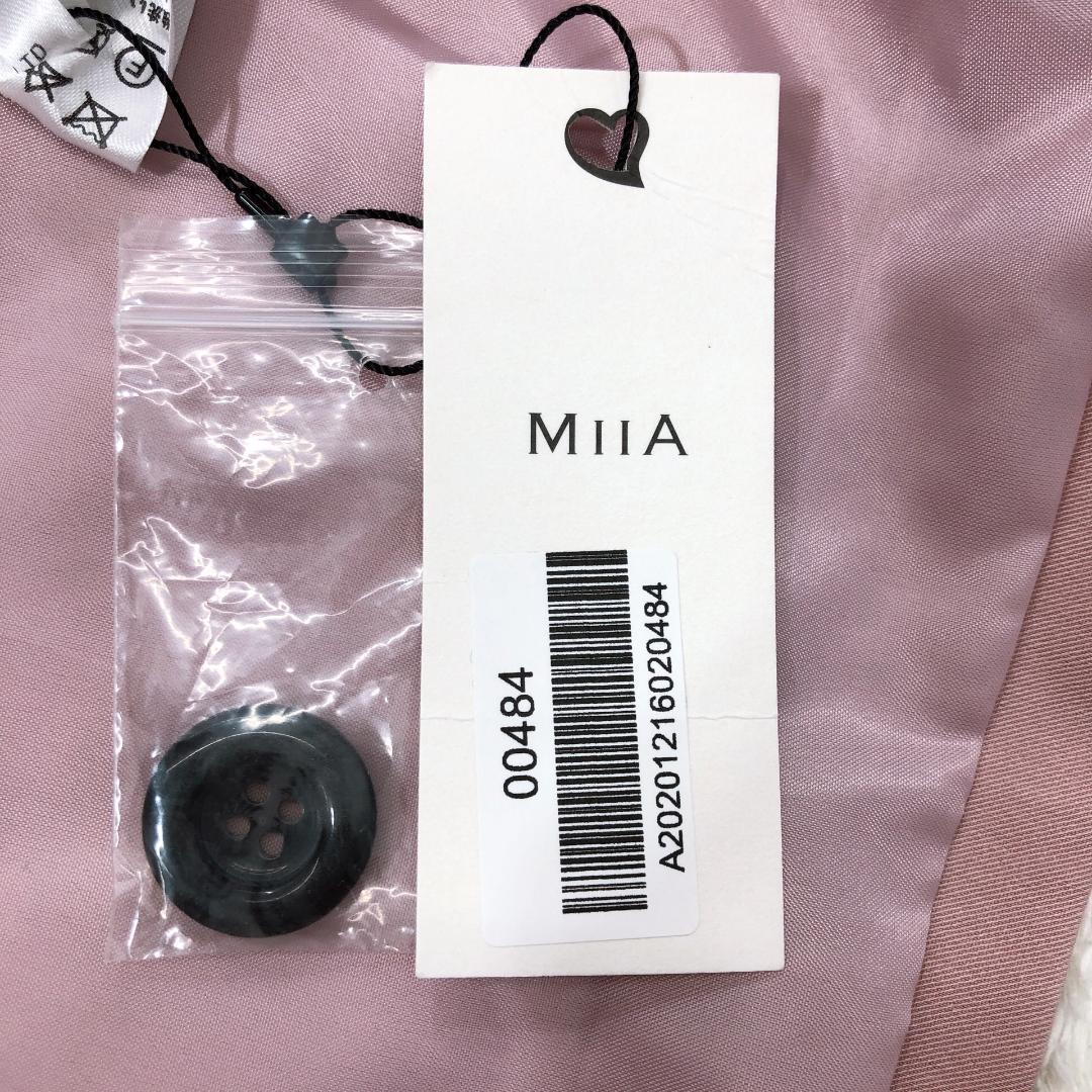 【08411】新品未使用 MIIA アウター F M~Lサイズ相当 ピンク 新品 未使用品 ミーア テーラードジャケット フリー レディース かわいい