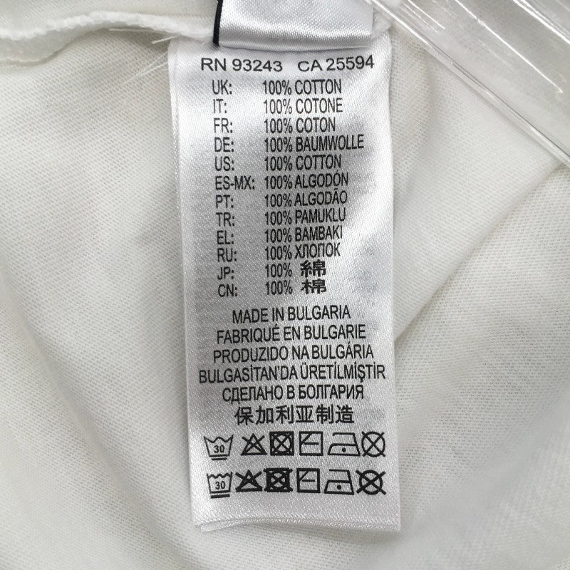 【08733】 新古品 DIESEL ディーゼル 長袖Tシャツ ロンT カットソー サイズXXS ホワイト カジュアル おしゃれ コラボ ロゴ レディース