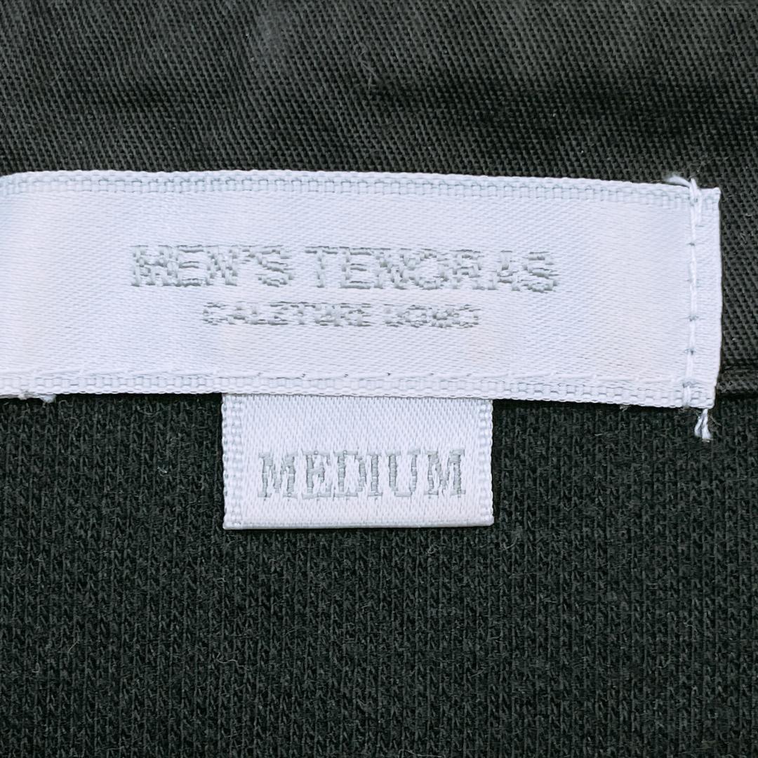 【08826】B品 MEN`S TENORAS トップス 黒 M ストライプ 長袖 メンズティノラス ストライプ ポロシャツ 長袖 メンズ 紳士 個性的