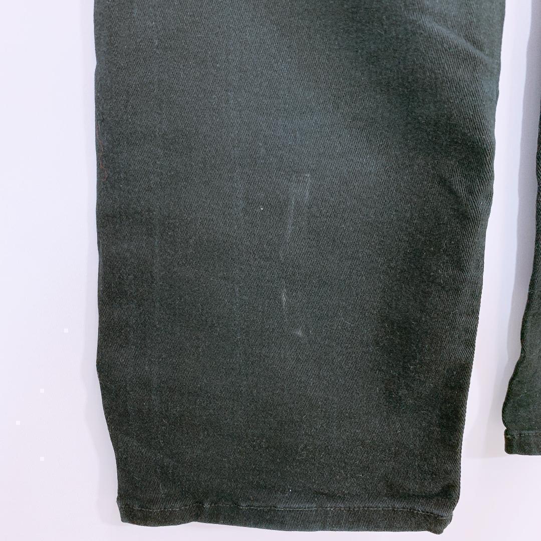 【09346】B品 EDWIN ボトムス 32 ブラック 訳あり品 エドウィン デニムパンツ 黒 デニム パンツ シンプル カジュアル メンズ ストレート