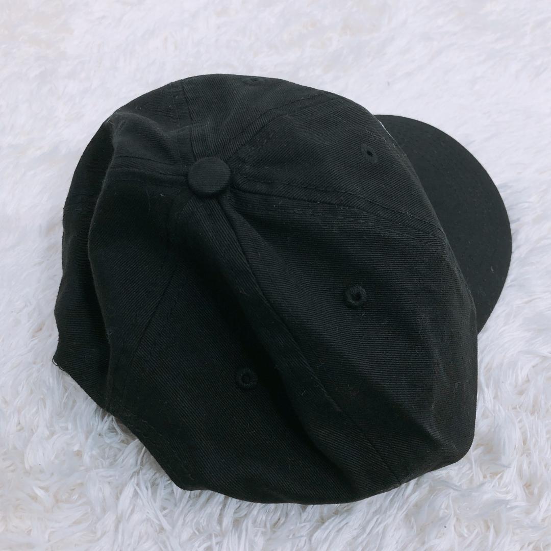 【09587】 PMCV 帽子 ボウシ キャップ CAP コットン100％ 黒 ブラック 新古品 タグ付き ブランドロゴデザイン カジュアル シンプル クール