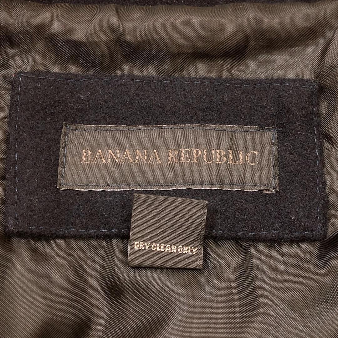 【09791】 Banana Republic バナナリパブリック ブルゾン ジャンパー 黒 ブラック L ジャケット 裏地あり ジップアップ