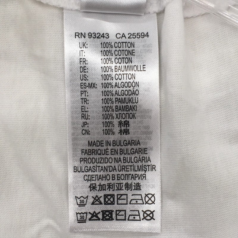 【10081】 新古品 DIESEL ディーゼル 長袖Tシャツ ロンT カットソー サイズXXS ホワイト 丸首 シンプル かっこいい レディース