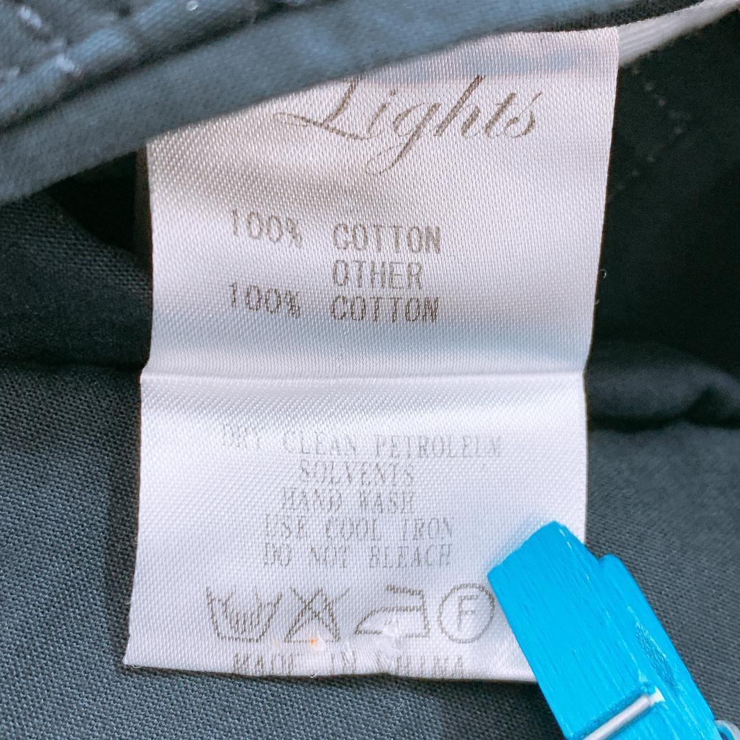 【10089】 BEAMS Light ビームス ライツ テーラードジャケット S 黒 ネイビー 袖ボタンあり 裏地なし 春夏用 薄手 シンプル ビジネス