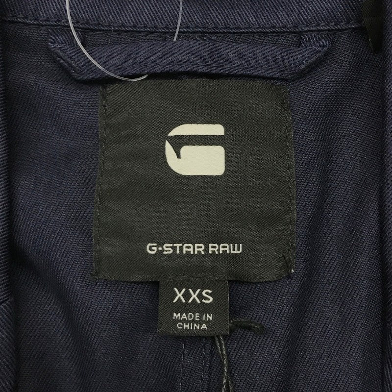 【10173】 新古品 G-STAR RAW ジースターロゥ コート サイズXXS ネイビー シンプル かっこいい 無地 ベーシック レディース 定価24000円