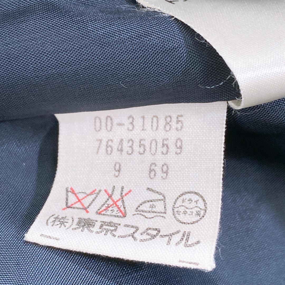 【10179】 ASCOT アスコット アウター ジャケット テーラードジャケット ブレザー ネイビー 紺色 フォーマル オーバーサイズ M〜Lサイズ