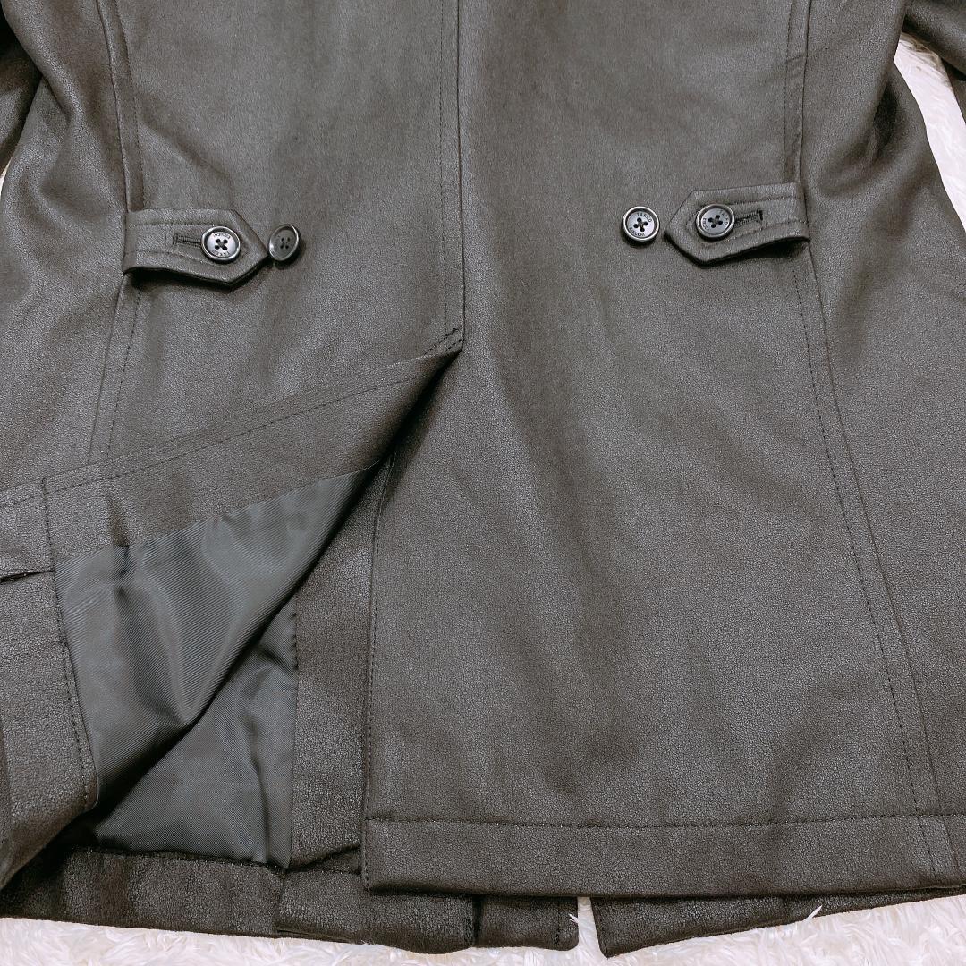 【10448】B品 TAKEO KIKUCHI アウター ブラック シンプル タケオ キクチ コート 上着 ジャケット カジュアル メンズ 紳士 かっこいい