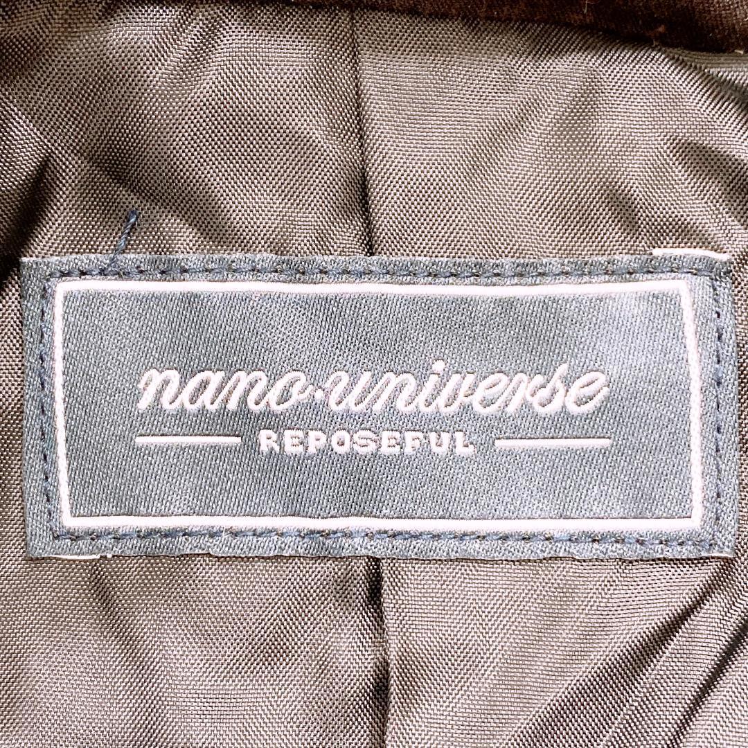 【10453】美品 nano universe ダッフルコート S ネイビー 冬 良品 ナノ ユニバース コート アウター 上着 コート カジュア 防寒 ブラック