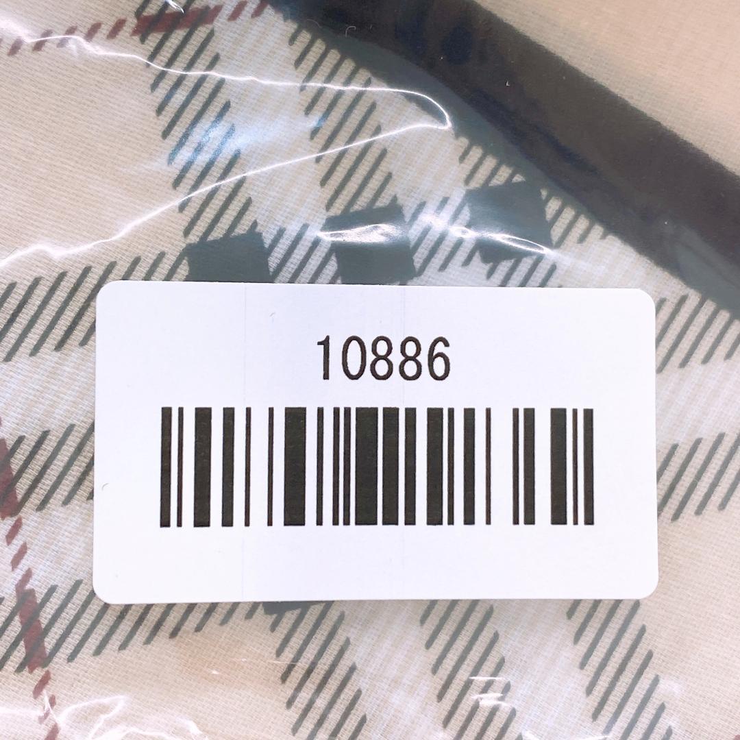 【10886】Burberry バーバリー ハンカチ ベージュ 新古品 シール付き シンプル チェック 柄物 ハンカチーフ ブランド ハイブランド 可愛い