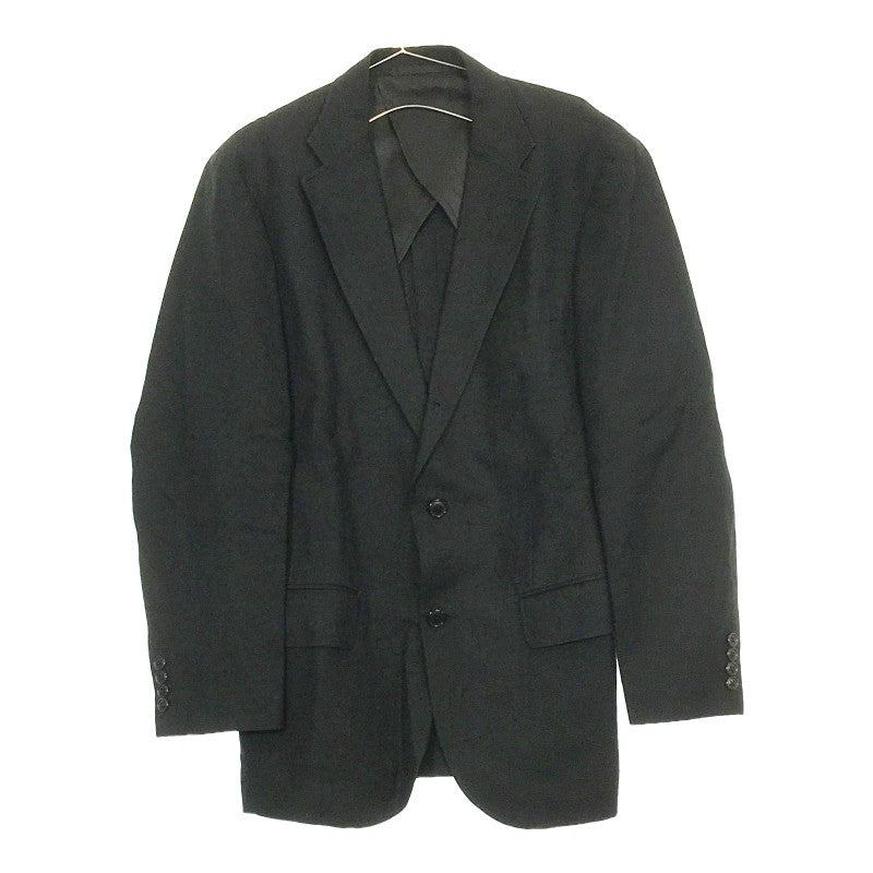 メンズM UNIQLO ジャケット ブラック 黒 長袖 裏地付き 襟付き ボタン式 フォーマル ビジネス 長袖 ユニクロ 【11269】