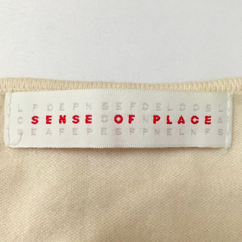 【11594】 SENSE OF PLACE by URBAN RESEARCH センスオブプレイスバイアーバンリサーチ セーター サイズF アイボリー レディース