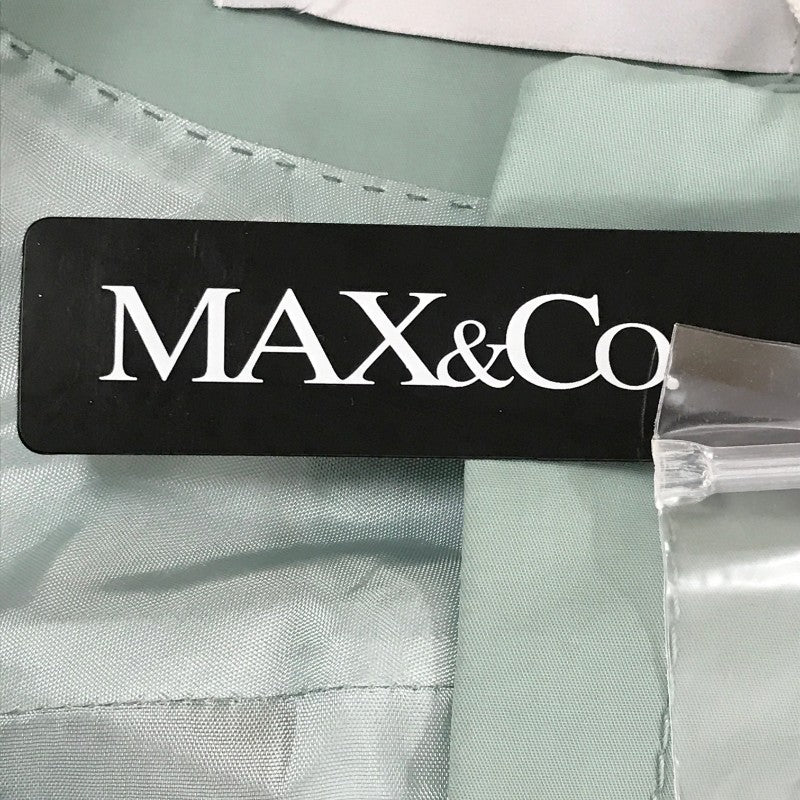 【11932】 新古品 MAX&Co. マックスアンドコー ポンチョ サイズ36 / 約XS(SS) ペパーミントグリーン フード着脱可 レディース