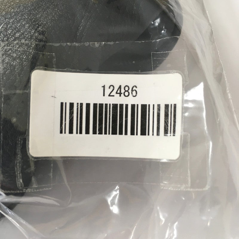 【12486】 新古品 DIESEL BLACK GOLD ディーゼルブラックゴールド レザージャケット サイズ38 / 約M ブラック カッコいい レディース
