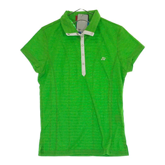 【12882】新品 YONEX ヨネックス ポロシャツ 半袖 ベリークール 涼やか ゴルフウェア テニス レア品 S 緑 グリーン