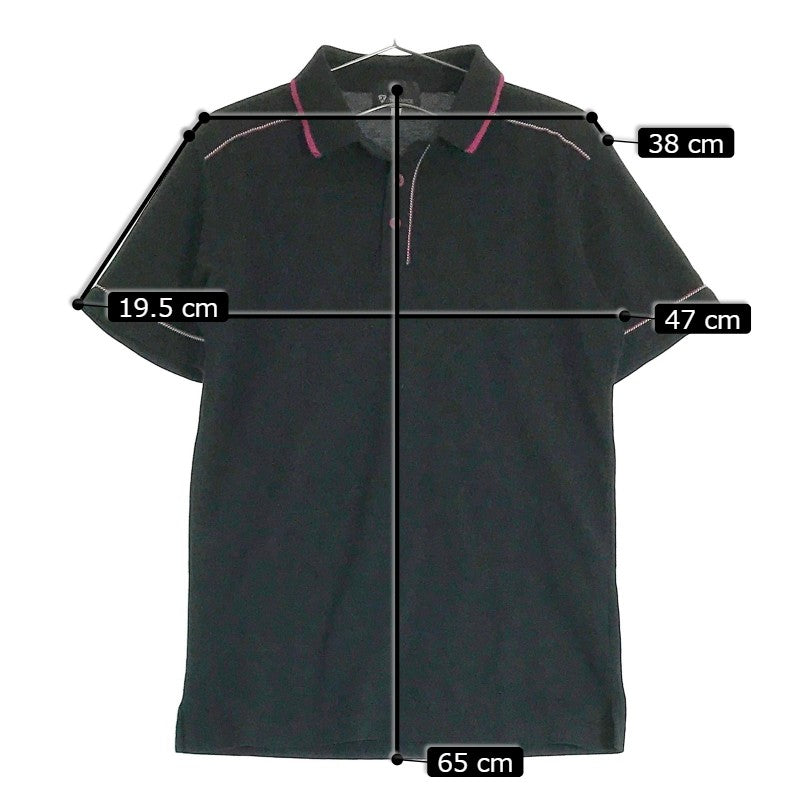 【12983】 TK MIXPICE ティーケーミクスパイス ポロシャツ カットソー サイズ2 / 約M ネイビー シンプル オシャレ メンズ