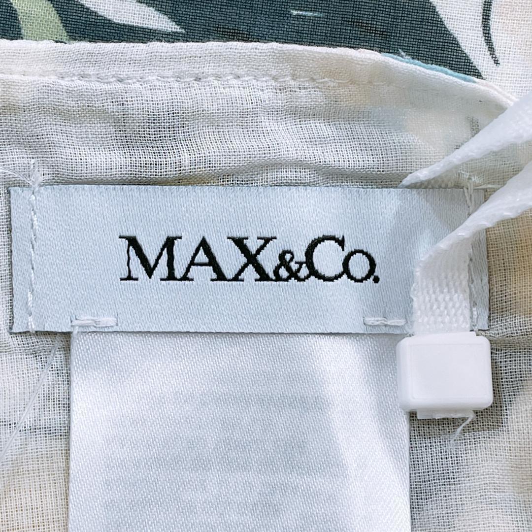 【13530】MAX＆Co. マックス アンド コー トップス イエロー花柄 リボン かわいい 新品 おしゃれ カジュアル お出かけ用