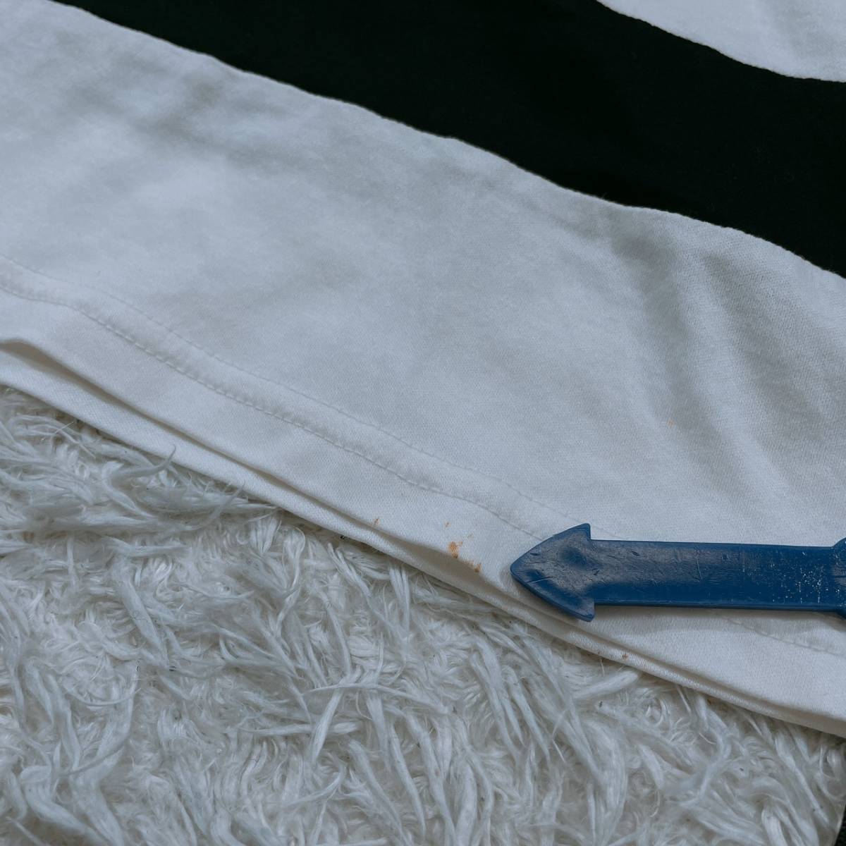 レディースM MARY QUANT LONDON トップス シャツ ノースリーブシャツ ブラック 黒 リボン 日本製 マリークワント ロンドン 【13662】