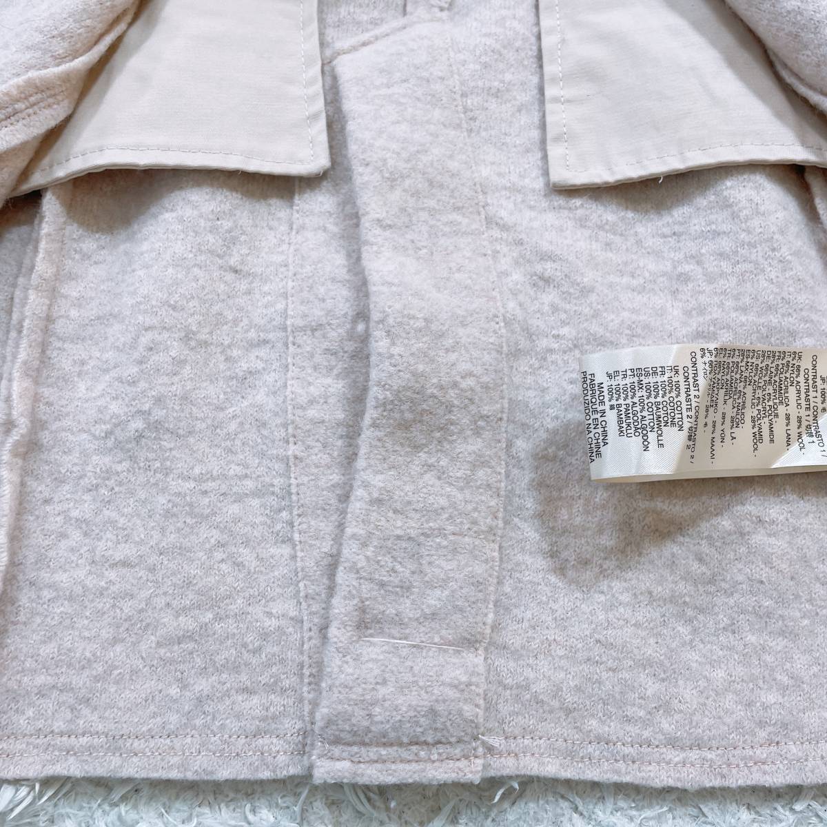 新品 レディースXS DIESEL コート ピンク かわいい かっこいい 厚手 冬物 ボタン ポケット ディーゼル 【14264】