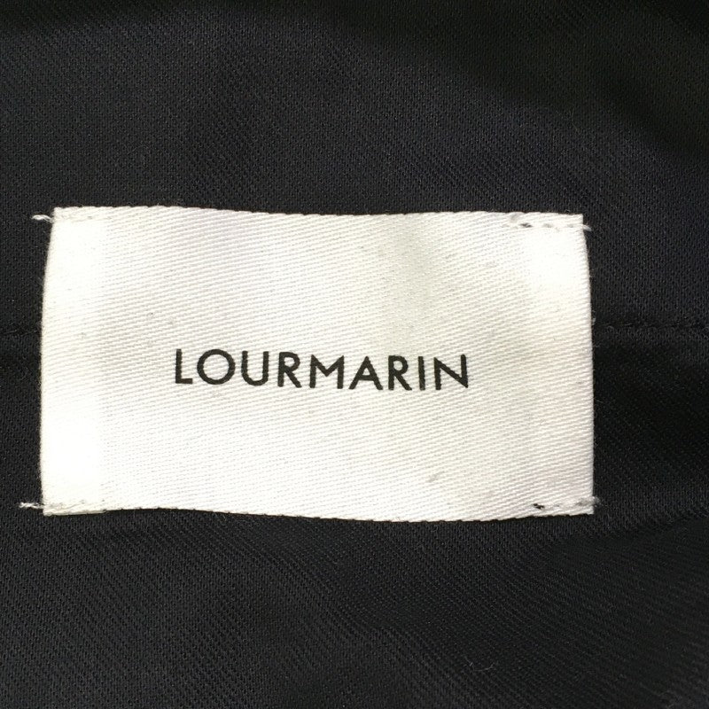 【14272】 LOURMARIN ルールマラン ワイドパンツ ブラック サイズM相当 シンプル 穿きやすい 動きやすい ウエストゴム レディース