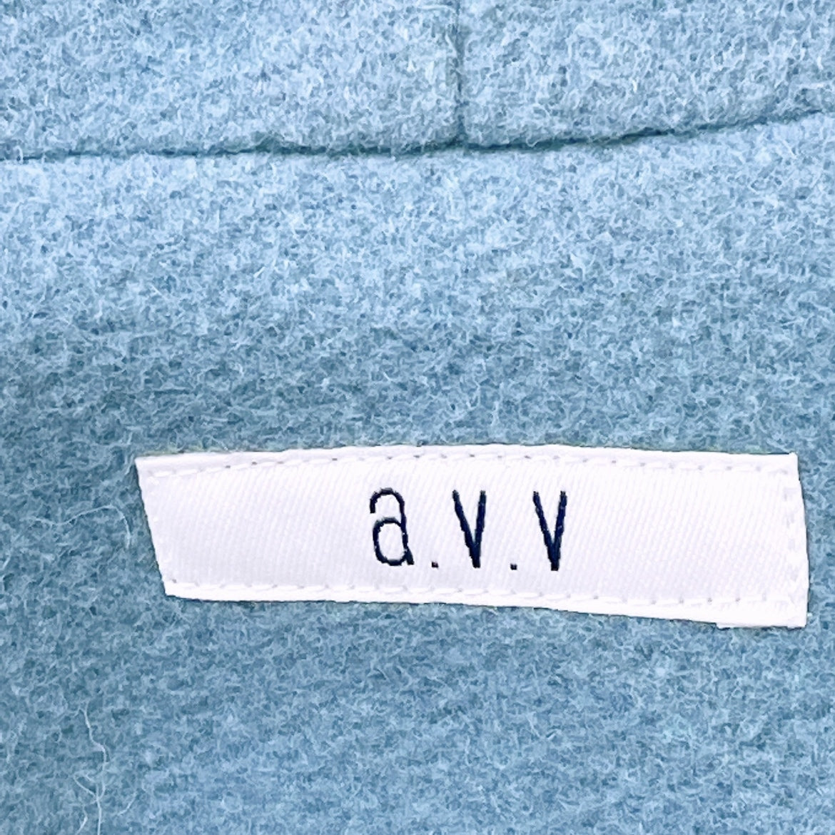 新品 レディースXS a.v.v コート ロング 水色 青 ブルー フード付き タグ付き 未使用 オシャレ 上品 アーヴェヴェ 【14352】