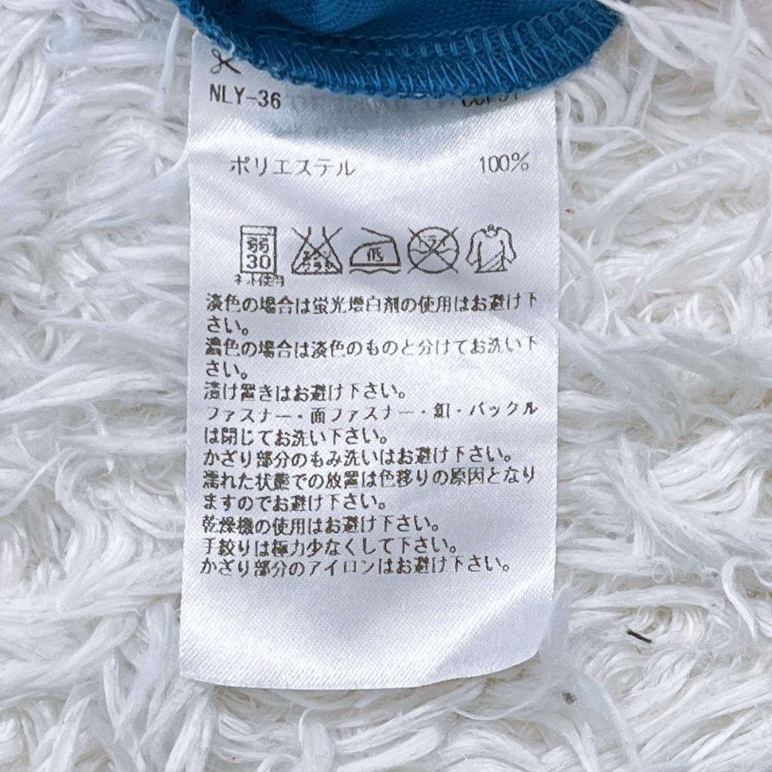 【14371】 adidas アディダス ポロシャツ M ブルー ゴルフウェア スポーティー ラフ 運動用 半袖 メンズ ゴルフ