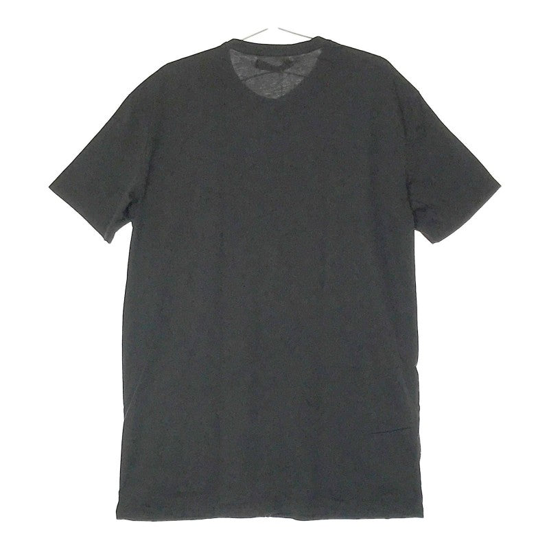 【14373】 新古品 Bershka ベルシュカ 半袖Tシャツ カットソー サイズS ブラック クルーネック オシャレ シンプル カジュアル メンズ