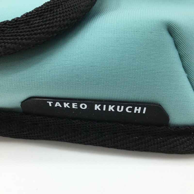 【14381】 新古品 TAKEO KIKUCHI タケオキクチ ケース サイズ00 ミントグリーン 小物入れ シンプル パステルカラー メンズ 定価3600円