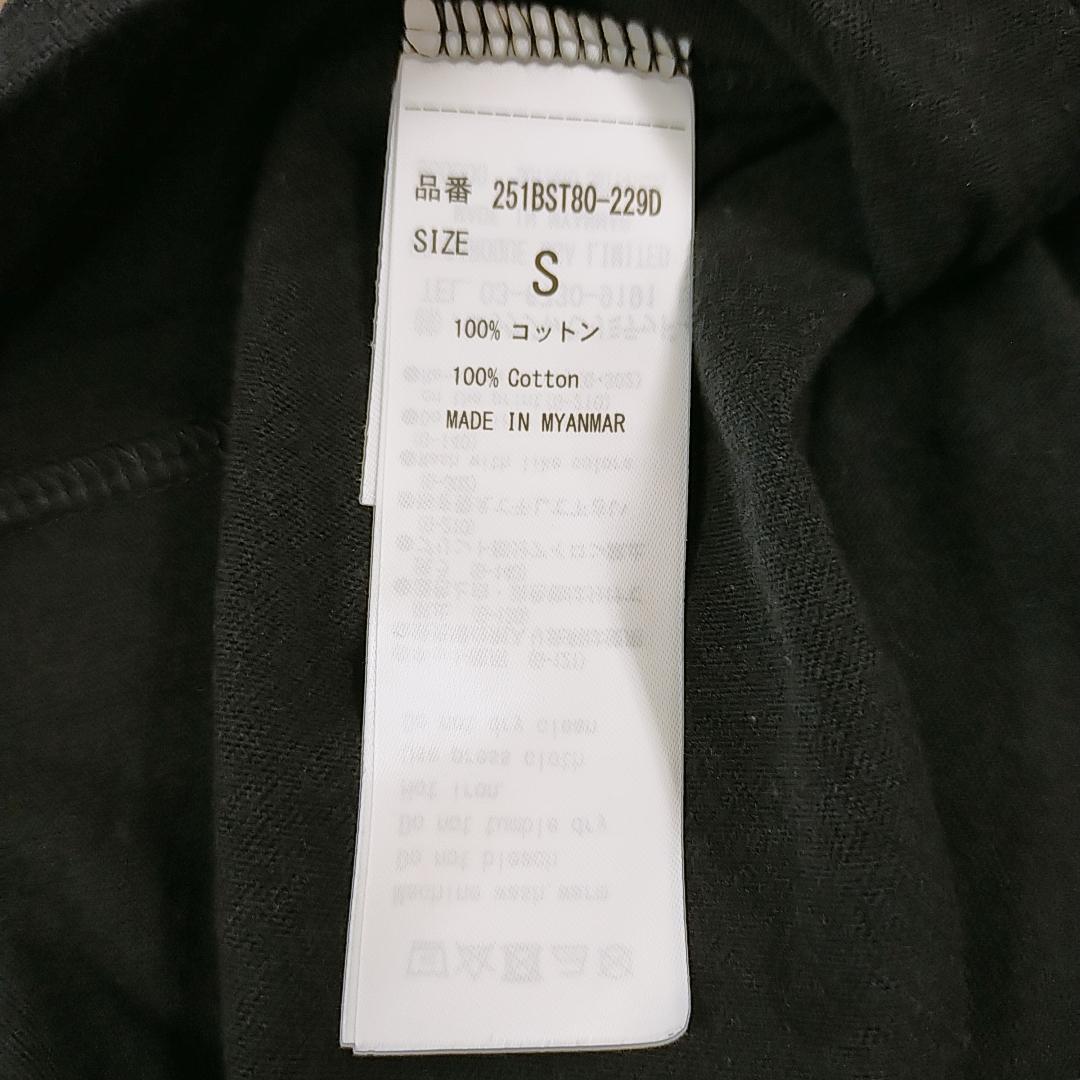 【14483】 AZUL アズール 半袖シャツ S ブラック 胸ポケット 新古品 タグ付き おしゃれ シンプル 無地 カジュアル
