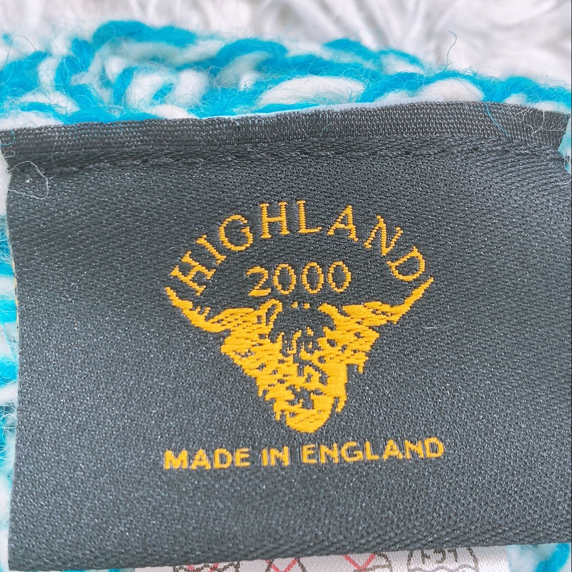 新古品 HIGHLAND ヘアバンド ニット素材 小物 アクセサリー レディース 青 ブルー タグ付き ハイランド 【14499】