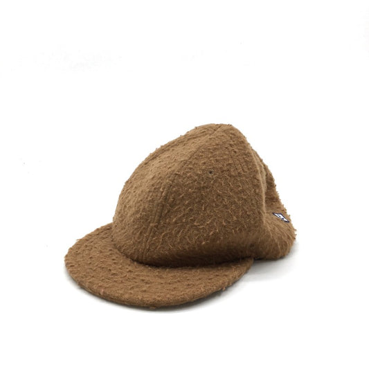 【14590】新古品 LarosePARIS 帽子 F ブラウン 新古品 未使用品 タグ付き ラロースパリ キャップ ブラウン フリー シンプル ワッペン