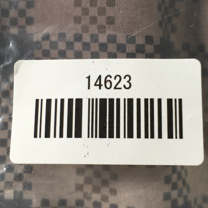 【14623】 新古品 SUN MILANO サンミラノ 長袖シャツ サイズXL ブラウン シンプル シルク100% チェック柄 メンズ 定価41000円