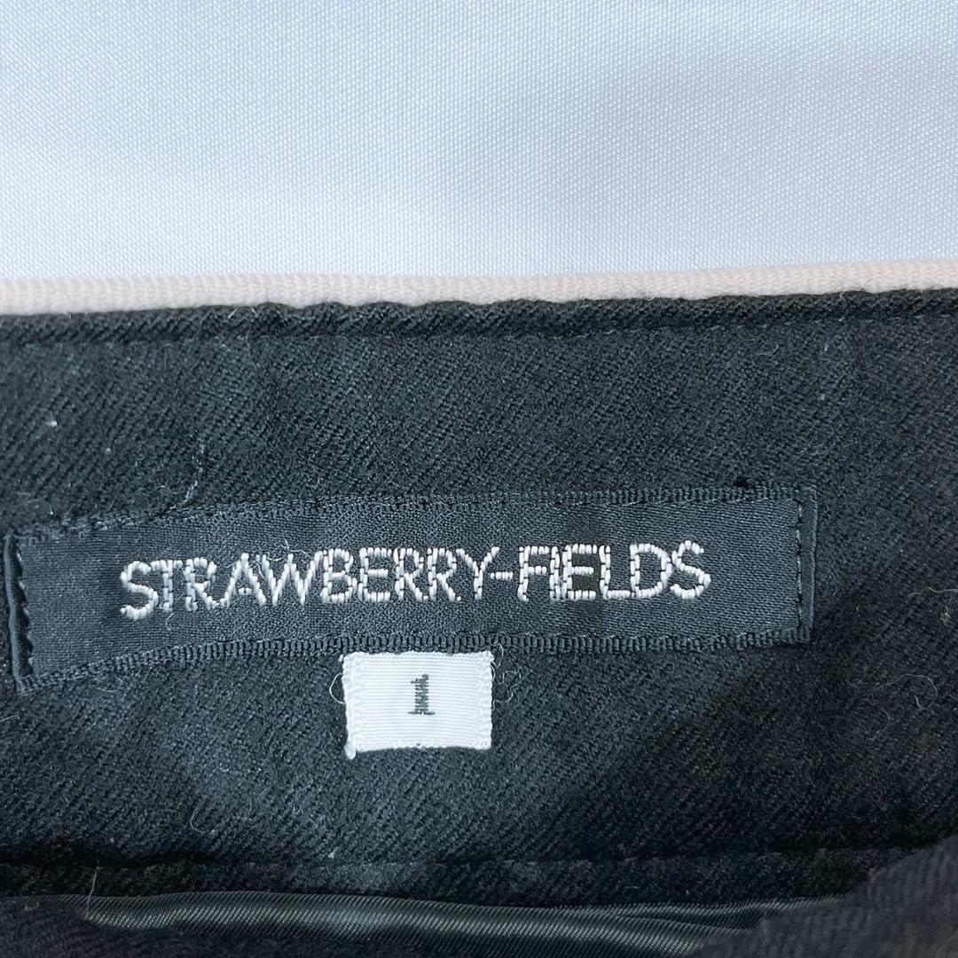 【15058】 STRAWBERRY-FIELDS ストロベリーフィールズ スカート 1 ブラック 黒 おしゃれ カジュアル 無地 オールマイティー