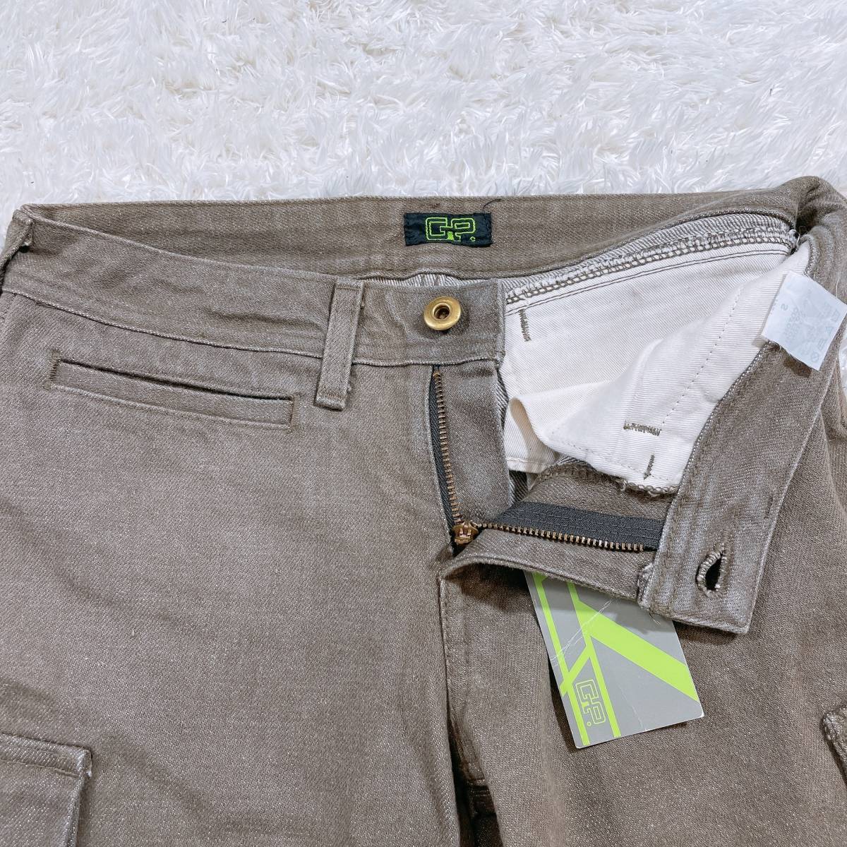 新品 メンズS GOSSIP ジーンズ ジーパン デニム カーキ 深緑 かっこいい スマート ポケット ゴシップ 【15452】