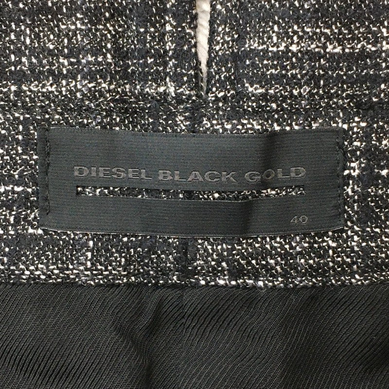 【15609】 新古品 DIESEL BLACK GOLD ディーゼルブラックゴールド ミニスカート サイズ40 / 約M グレー カジュアル おしゃれ レディース