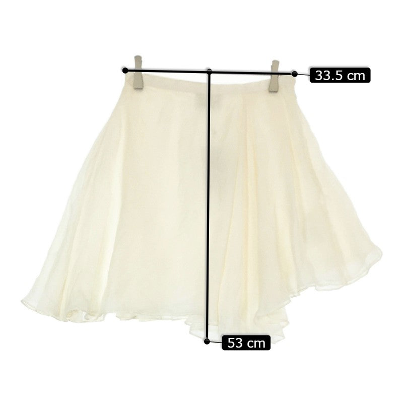 【15716】 新古品 3.1 Phillip Lim スリーワンフィリップリム スカート サイズ0 / 約S ホワイト ドレープ 清涼感 レディース 定価74000円