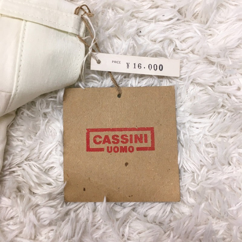 【15732】 CASSINI UOMO カッシーニウオモ ボトムス サイズ79 / 約M ホワイト シンプル スタイリッシュ 明るい メンズ 定価16000円