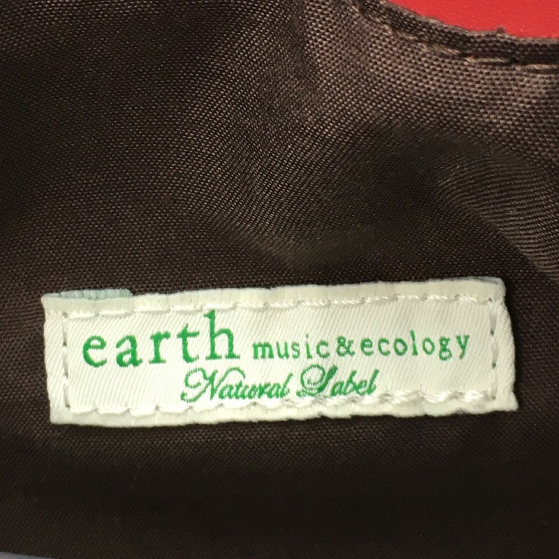 【15783】 新古品 earth music&ecology アースミュージックアンドエコロジー ショルダーバッグ サイズF レッド レディース 定価4990円