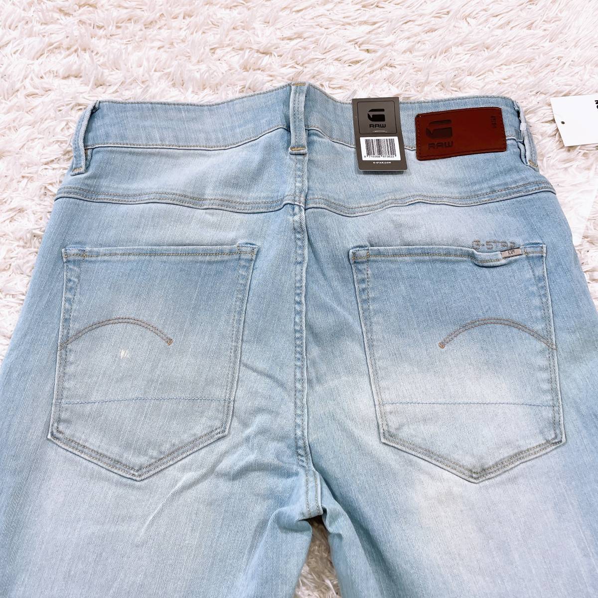 レディースW27 L32 G-STAR RAW ボトムス ブルー B品 訳あり品 パンツ デニム デニムパンツ シンプル カジュアル ジースターロゥ【15938】