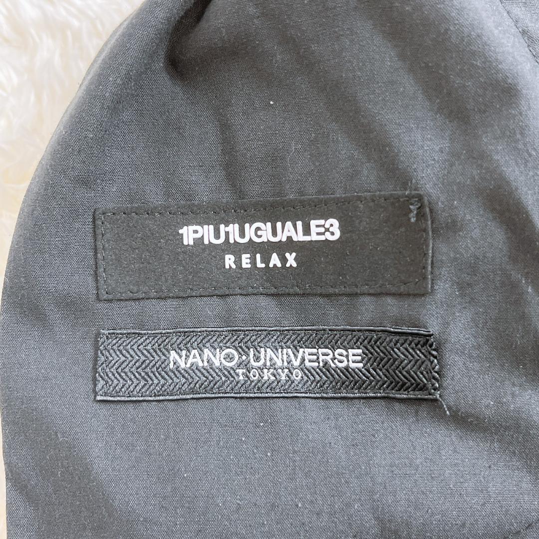 【16148】 NANO UNIVERSE ナノユニバース パンツ スラックスパンツ カジュアルパンツ Mサイズ ブラック 黒 カジュアル シンプル フォーマル