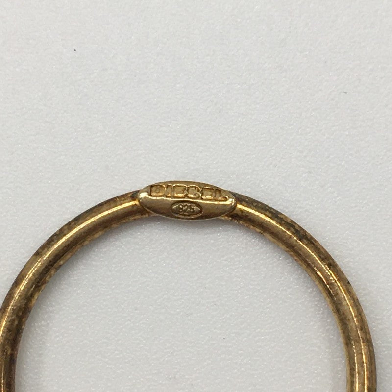 【16168】 DIESEL ディーゼル ゴールド ピザ フォーク チャーム 指輪 シンプル モチーフ かわいい ビジュー アクセント レディース