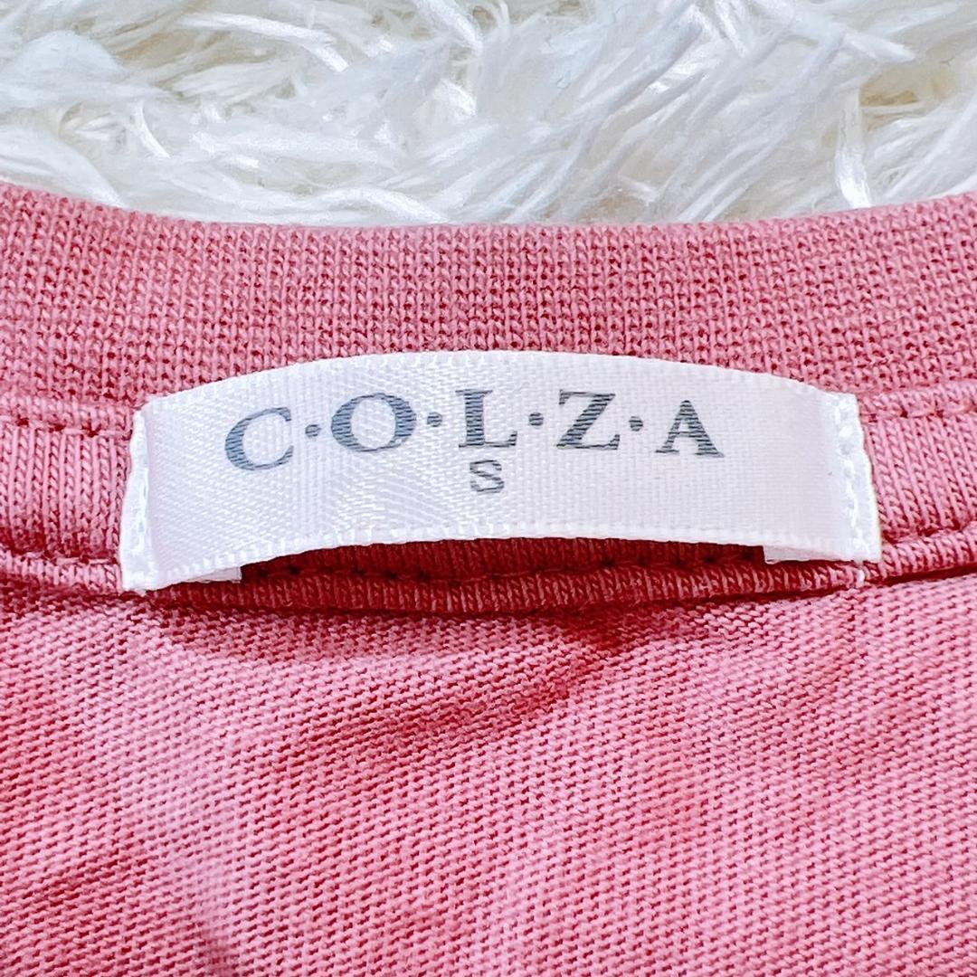 【16211】 COLZA コルザ Tシャツ 半袖 S ピンク パフスリーブ バルーン袖 桃色 おしゃれ プチプラブランド かわいい